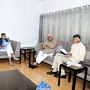অন্ধ্রপ্রদেশে আসন বণ্টন নিয়ে বিজেপি, টিডিপি ও জনসেনার বৈঠক। (ছবি সৌজন্যে এএনআই)
