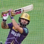 Bengaluru: Kolkata Knight Riders player Rinku Singh during a practice session ahead of the Indian Premier League (IPL) 2024 match against Royal Challengers Bengaluru, at M Chinnaswamy stadium in Bengaluru, Thursday, March 28, 2024. (PTI Photo/Shailendra Bhojak)(PTI03_28_2024_000191A) (PTI)