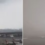 ধুলোঝড়ে ছেয়ে গেছে মুম্বই এয়ারপোর্ট