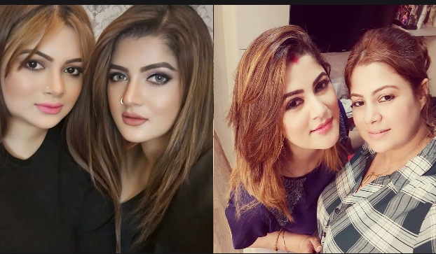 শ্রাবন্তী ও তাঁর দিদি স্মিতা শ্রাবন্তী ও তাঁর দিদি স্মিতা