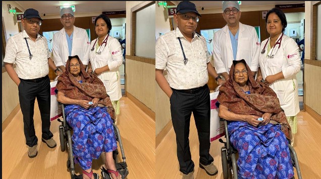 বাড়ি ফিরলেন সন্ধ্যা রায় বাড়ি ফিরলেন সন্ধ্যা রায়