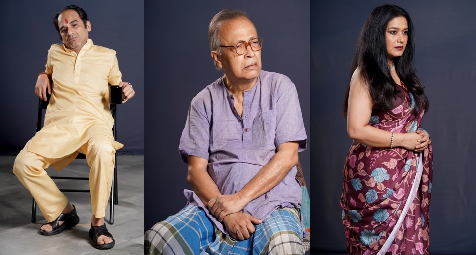 ঋত্বিক চক্রবর্তী, ফাল্গুনি চট্টোপাধ্যায় ও অনন্য়া চট্টোপাধ্যায়ের লুক