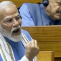 রাষ্ট্রপতির ভাষণের ধন্যবাদ সূচক ভাষণে নরেন্দ্র মোদী এদিন লোকসভায় বক্তব্য রাখার শুরু থেকেই কক্ষে বিরোধীদের তীব্র আক্রমণের মধ্যে পড়েন। বিরোধীদের জোরালো স্লোগানের মধ্যেই দৃপ্ত কণ্ঠে প্রধানমন্ত্রী একের পর এক বক্তব্য তুলে ধরেন। বিরোধীরা তখন মণিপুর থেকে শুরু করে ‘একনায়কতন্ত্র চলবে না’ বলে স্লোগান তোলেন। এদিকে, সংবিধান ইস্যুতে তখন মোদী তাঁর ভাষণে তোলেন জম্মু ও কাশ্মীরে ৩৭০ ধারা অবলুপ্তির প্রসঙ্গ। আর সেই প্রসঙ্গ টেনে তিনি কার্যত কংগ্রেসেক বিরুদ্ধে পর পর শক্তিশেল তাক করেন।  (PTI Photo) (PTI07_02_2024_000268B) (PTI)